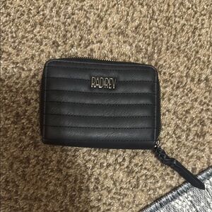 RAD REV Black Quilted Wallet